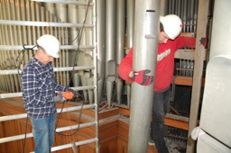 Minifoto demontage frontpijpen Sint-Rombouts