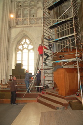 Minifoto demontage frontpijpen Sint-Rombouts