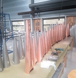 Minifoto frontpijpen Sint-Rombouts in pijpenmakerij