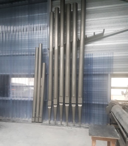 Minifoto frontpijpen Sint-Rombouts in pijpenmakerij